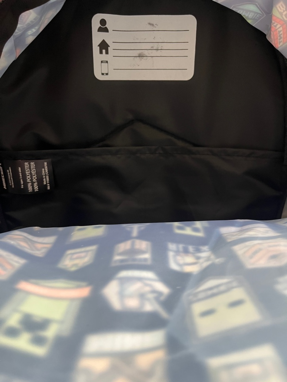 Minecraft Kids Backpack with Green Creeper Graphic - Official - Picture 7 of 8